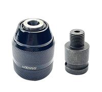 Woodworking Twist Drill Bit Adapter Rod Chuck Size Thread 3/8"-24UNF Wind Batch Electric Sockets Power Sockets Setsdrill Shank Converter Driver Electric Wrench Socket Converter