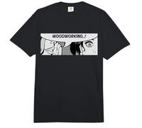 Woodworking - Women Whispering - Woodwork - Comic Comfort Colors Adult Heavyweight T-Shirt