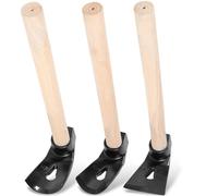 Woodworking Wood Carving Bowl Adze Tools Set Including Straight adze, Big Curve Adze, & Small Curve Adze (3PCS)
