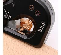 Woodworks Chamfer Plane Double Cutter Design Depth Adjustable Wood Quick Trimming Tool for Woodworking Aluminum Alloy Black