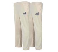 Woodworm Pro Series Junior Cricket Trousers - 2 Pack - Youth Cream