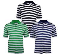 Woodworm Pro Stripe Golf Polo 3 Pack Small