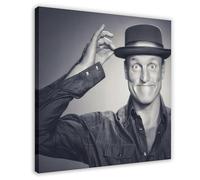 Woody Harrelson Poster Canvas Poster Wall Art Decor Print Picture Paintings for Living Room Bedroom Decoration 16x16inch(40x40cm)