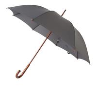 Woody Walker - Classic Grey Umbrella with Wooden Crook