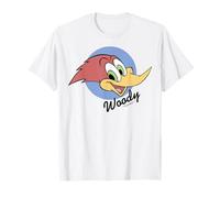 Woody Woodpecker Bold Circle Face Portrait T-Shirt
