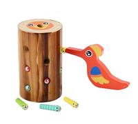 Woody Woodpecker Toy - Wooden Feeder Playset for Preschool | Magnetic Bird Feeding Game with Interactive Learning & Funny Activity Pieces for Boy Girl Family Educational Home Travel Birthday Holiday