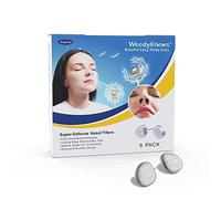 WoodyKnows Super-Defense Nasal Filters (Narrow, L, 6 Pack)