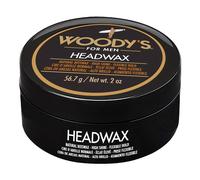Woody's Flexible Hold Headwax Pomade for Men High Shine Natural Beeswax Workable Styling Wax Travel-Size 2 Oz