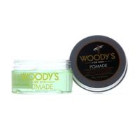 Woody's Strong Hold Pomade for Men - High Shine, Water-Based Styling Cream for Textured, Slicked Back, or Classic Looks - 3.4 oz, 2 Pack