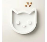 Woof and Meow "Kitty Face" 3D Printed Cat Bowl & Slow Feeder