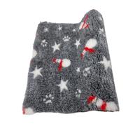 Woof And Pup Non-Slip Vet Bedding, Christmas Snowman Print, Dog Bedding, Washable, Quick Drying, for Dogs, Puppies, Cats, Rabbits & Small Pets, Non Slip Ribbed Vet Bed, (Small 50cm x 75cm)