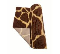 Woof And Pup Non-Slip Vet Bedding, Washable, Quick Drying, for Dogs, Puppies, Cats, Rabbits & Small Pets, Non Slip Ribbed Vet Bed, (Medium 75cm x 100cm, Standard Giraffe)
