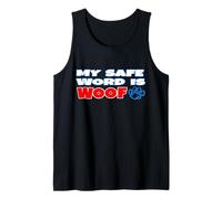 Woof BDSM Safe Word Gay Leather Pup Fetish Dom Sub T-Shirt Tank Top