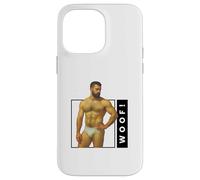 Woof Beefcake Bear Retro Gay Pride Queer Masculinity Art Case for iPhone 14 Pro Max