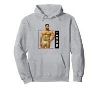 Woof Beefcake Bear Retro Gay Pride Queer Masculinity Art Pullover Hoodie