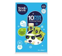 WOOF&BREW Paw Pops Cooling Ice Pop Treats for Dogs - New Improved Recipe & 10 Pack Size