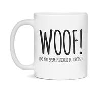 Woof Do You Speak Perdiguero De Burgos Mug Durable Ceramic Drinkware Novelty Coffee Mug for Kitchen Beverages Milk Cocoa 330Ml