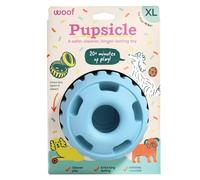 WOOF Party Pupsicle - Long-Lasting Interactive Dog Toys for Boredom - Low-Mess Design - Birthday Gifts for Dogs - XL Dog Toys - Buddy Blue