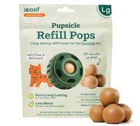 WOOF Pupsicle Pops, Delicious Long-Lasting Dog Treats, Refills for The Pupsicle, Premade Replacement Dog Treats, Natural Ingredients, Pet Treats