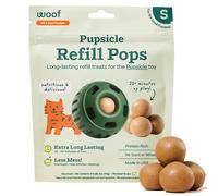 WOOF - Replacement Puppy Pops, Low Mess Dog Treats with Peanut Butter and Long Lasting Beef Treats