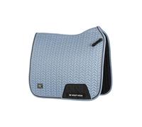 Woof Wear 2025 Herringbone Dressage Saddle Pad - Steel Blue
