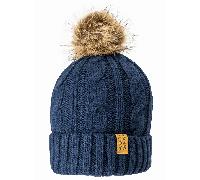 Woof Wear Cable Beanie in Navy - Single