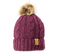Woof Wear Cable Beanie in Plum - Single