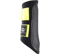 Woof Wear Club Brushing Boot-Black/Reflective, Large