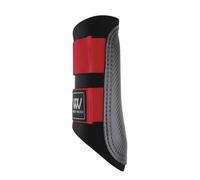Woof Wear Club Brushing Boots - Black/Red