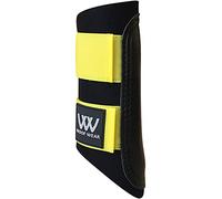 Woof Wear Club Brushing Boots - Black/Yellow