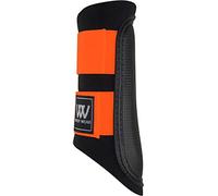 Woof Wear Club Brushing Boot Black and Orange - Extra Large