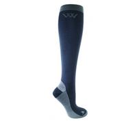 Woof Wear Competition Riding Sock - Grey - Size: Medium