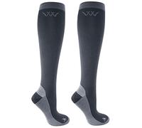 Woof Wear Competition Riding Socks WW0018 - Charcoal
