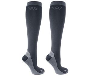 Woof Wear Competition Riding Socks WW0018 - Charcoal