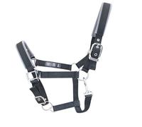 Woof Wear Contour Head Collar Black - Black - Pony