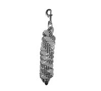 Woof Wear Contour Lead Rope - Brushed Steel