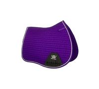 Woof Wear GP Saddle Cloth - Ultra Violet - Anatomic shaping with high wither design - Girth strap separation loops