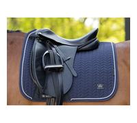 Woof Wear Herringbone Dressage Pad | Navy - Cob