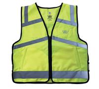 Woof Wear Hi Viz Yellow Riding Vest - Junior - Small/Medium
