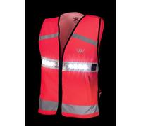 Woof Wear LED Hi Vis Riding Vest - Hi Viz Pink Adult L