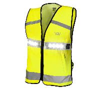 Woof Wear LED Hi Vis Riding Vest - Hi Viz Yellow Junior S/M