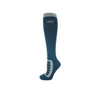 Woof Wear Adult Long Bamboo Tech Riding Sock Petrol/Sage - Medium