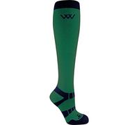 Woof Wear Long Bamboo Waffle Riding Socks British Racing Green - Large