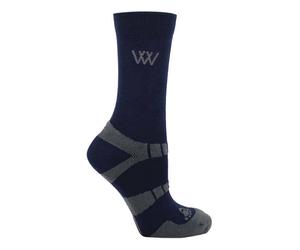 Woof Wear Navy Short Bamboo Waffle Socks - Small