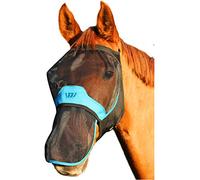 Woof Wear UV Nose Protector Black and Turquoise - Medium