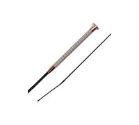 Woof Wear Reptile 100cm Dressage Whip - Grey/Rose Gold