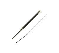 Woof Wear Reptile Dressage Whip - Black/Silver