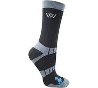 Woof Wear Short Bamboo Waffle Riding Socks Black - Unisex