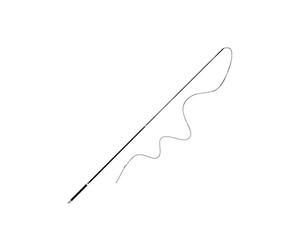 Woof Wear Telescopic Lunge Whip - Black