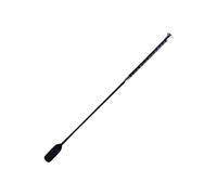 Woof Wear Navy and Silver Twisted Riding Whip - 60cm